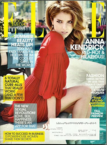 Elle Magazine July 2014 [Anna Kendrick on the Cover}