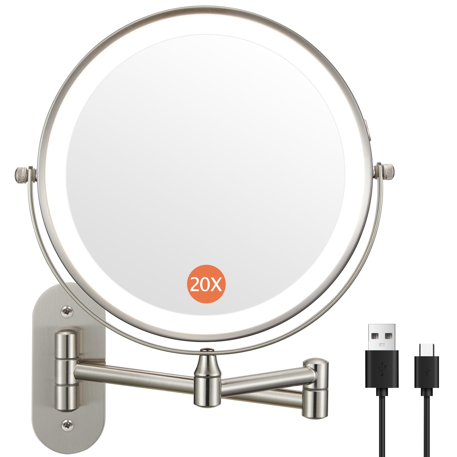 DECLUTTR 9 Inch Lighted Makeup Mirror