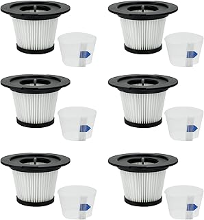 BBT BAMBOOST Replacement Parts Fit for INSE N6S, N6, MOOSOO K17 cordless vacuum cleaner (6 Pack)