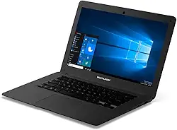 Notebook Legacy com licença perpétua Microsoft Office, Intel Quad Core Atom Z8350, RAM 2GB, 64GB (32+32SD) , Tela de 14' HD Windows 10, Preto, Multilaser - PC107