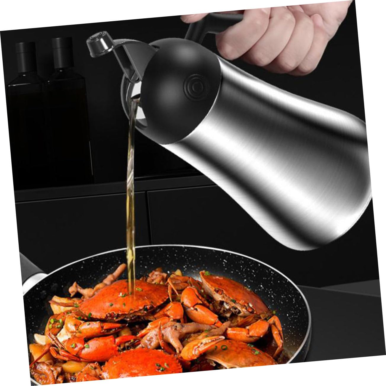 Botella 1000ml para Acero Cocina de Inoxidable Aceite 316