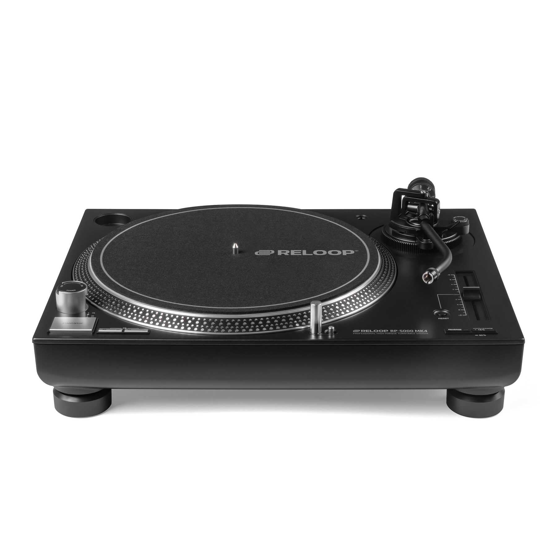 Reloop RP-5000 MK4 - Tocadiscos High-Torque Next Evolution de accionamiento Directo, diseñado para Uso Profesional y de Alta Durabilidad