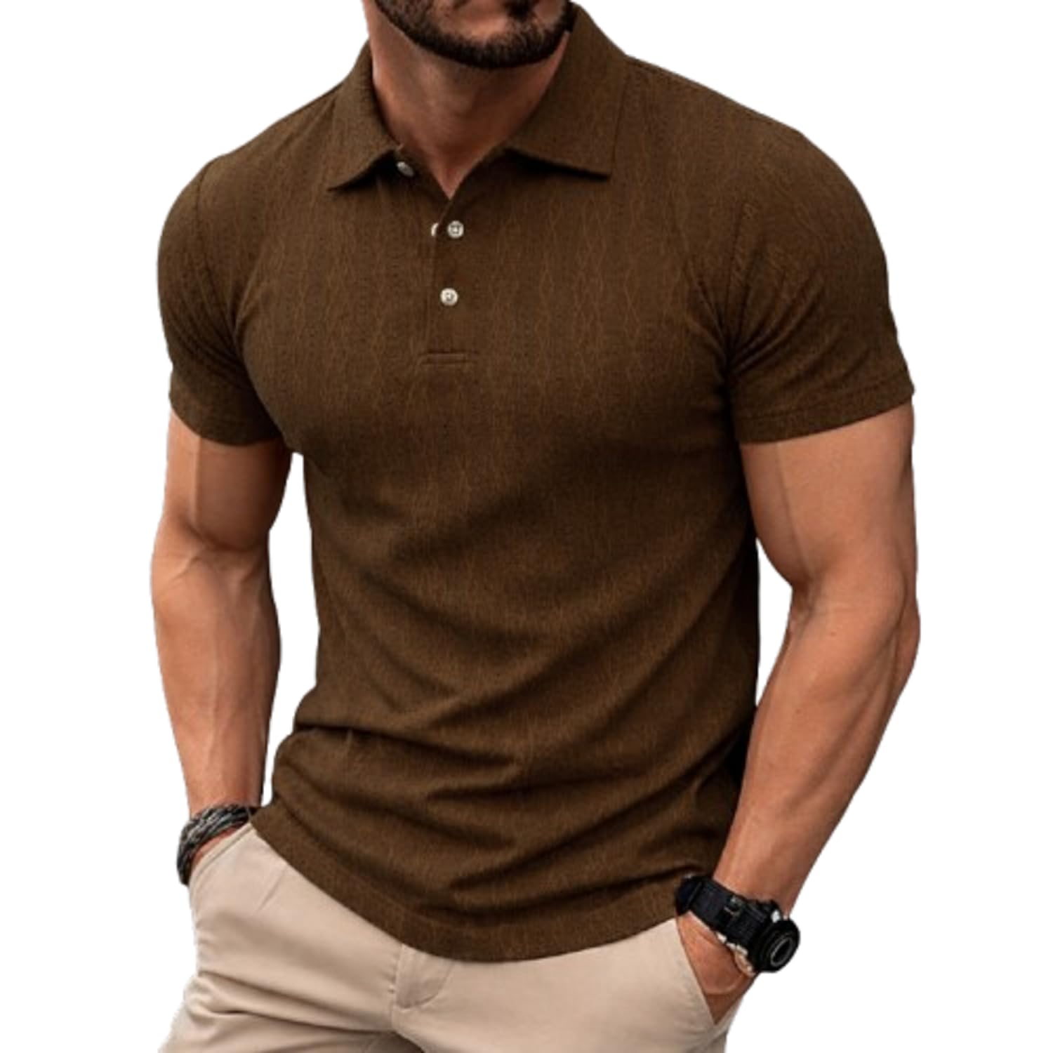 lymio Polo T Shirt for Men || T Shirt for Man || Collar Style (Packs Also Available) (Polo-113-116)-picture-20