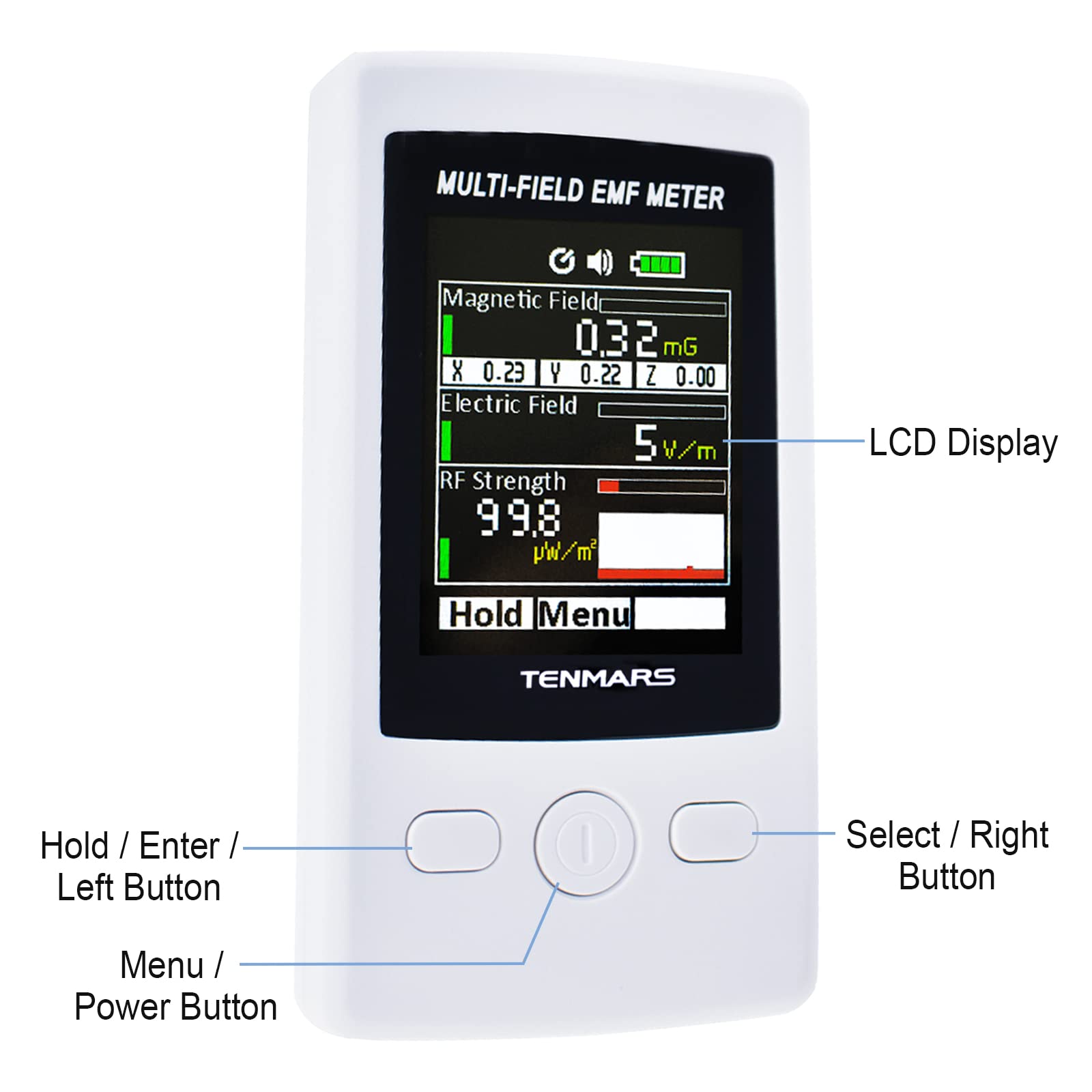 Buy 2000mG Electric RF Field Strength Tester with