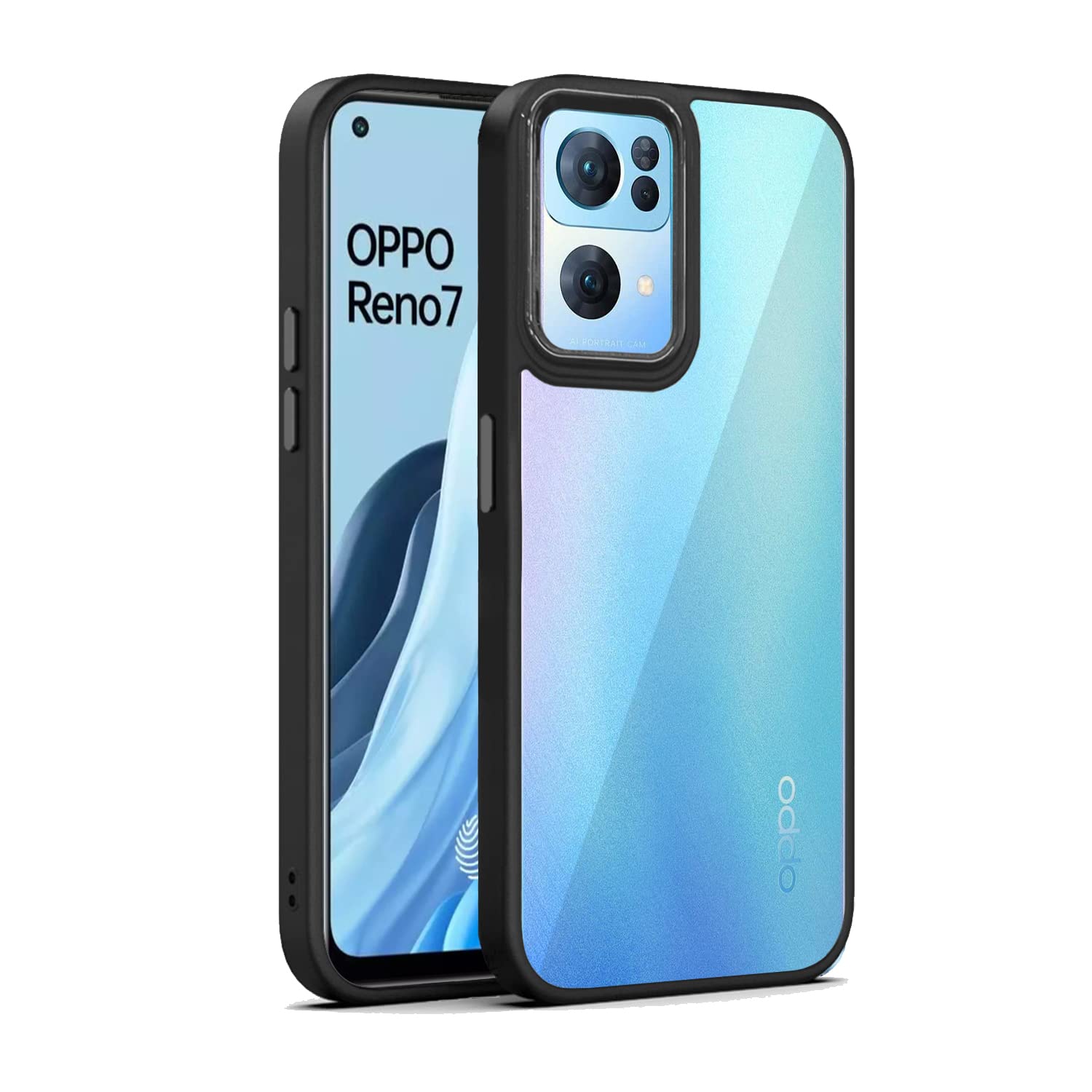Pikkme Oppo Reno 7 Pro 5G Back Cover |Electroplated Chrome Metal Ring | Full Camera Protection | Raised Edges | Super Soft Side TPU | Bumper Case for Oppo Reno 7 Pro 5G (Black) (B0B82ZGKJG) Amazon Price History, Amazon Price Tracker