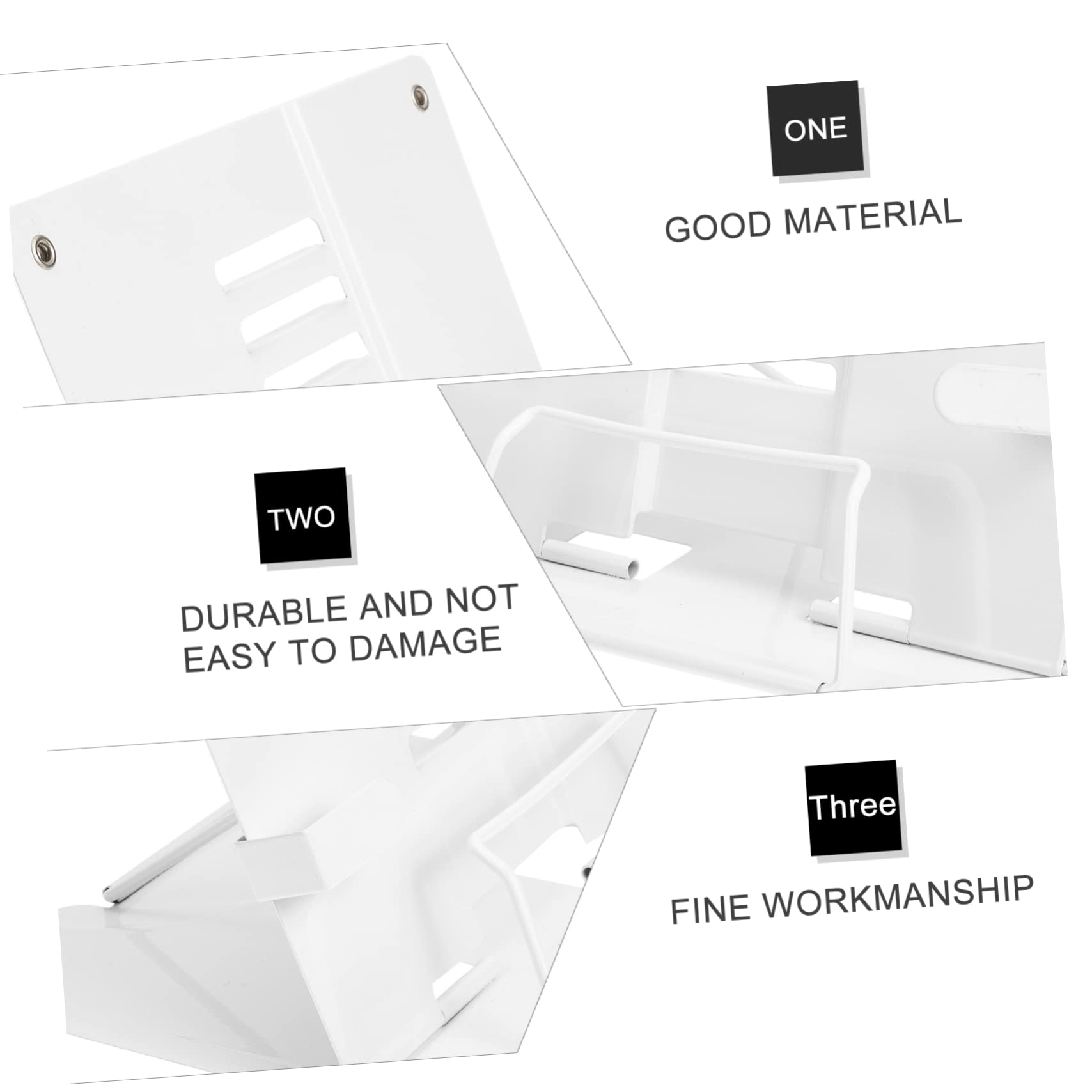 Pupitre de Lecture Réglable en Fer Blanc, Support Mains Multi-angle