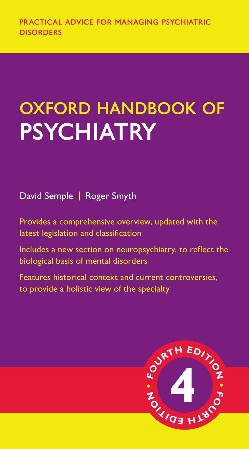 OXFORD HAND BOOK OF PSYCHIATRY 4E OXHMED XE P Paperback – 18 November 2019