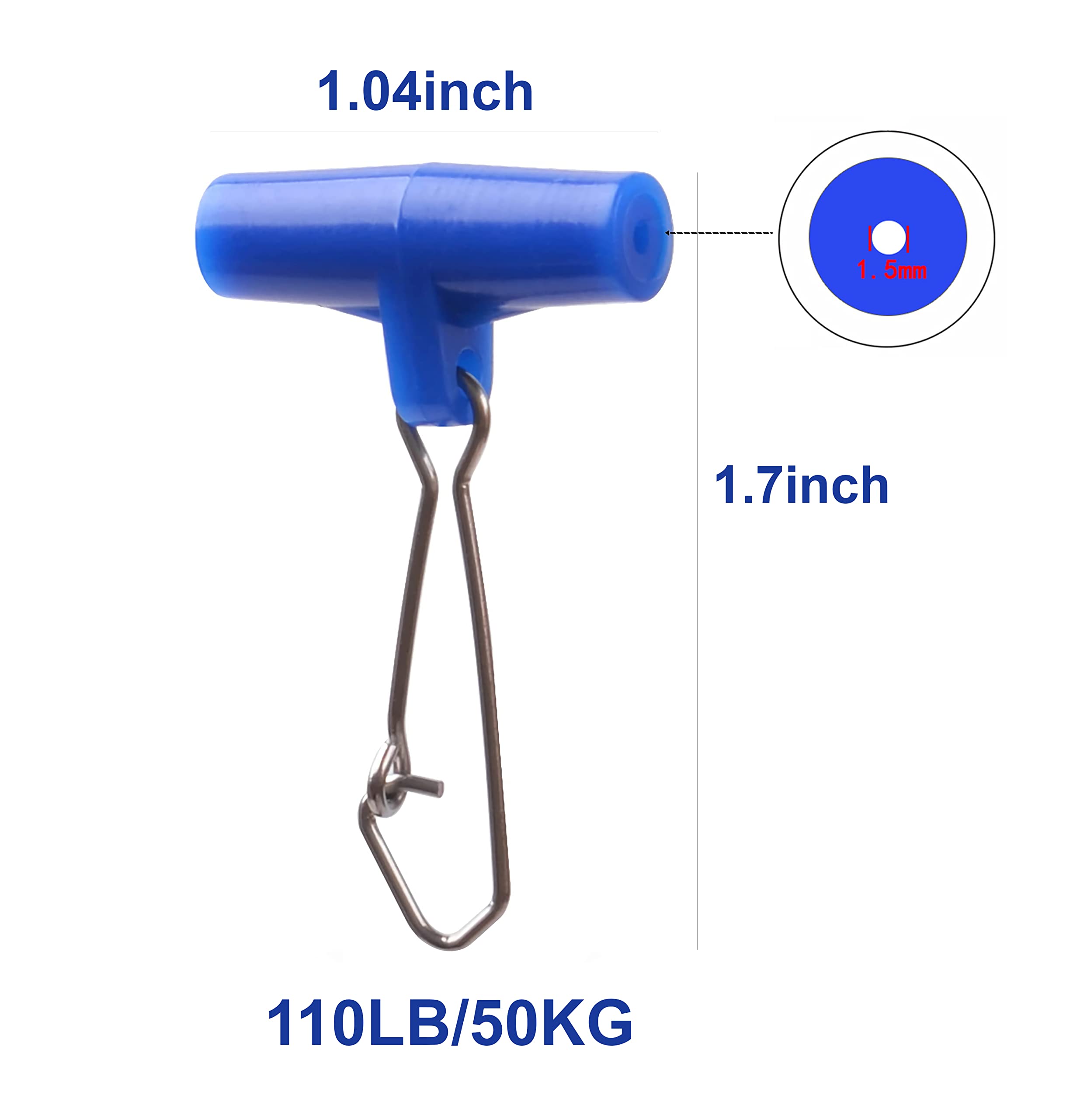 Fishing Sliders 20Pcs Surf Fishing Line Sinker Slides Heavy Duty