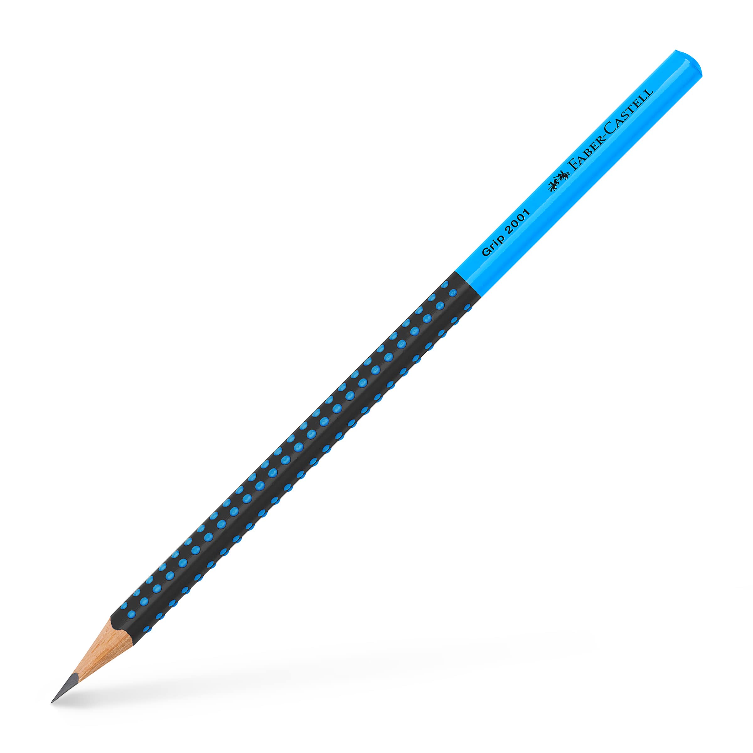 Faber-Castell 517010 Grip 2001 Two Tone, dureza HB, color negro y azul, 1 pieza