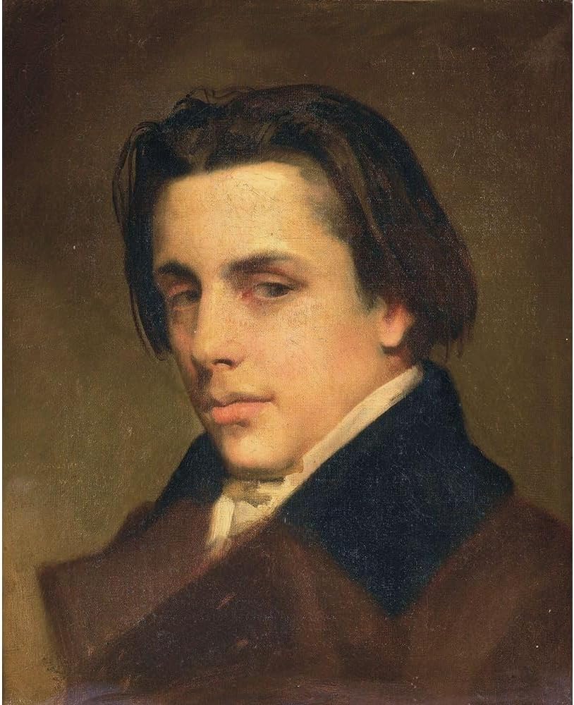 ArtDirect Portrait Of A Man 1850 Unframed Art Print Giclee Poster by Bouguereau, William-Adolphe - Ready for Framing with Customization Sizes 8x10, 11x14, 16x20, 24x30, 36x44, and 48x59 Inches