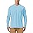 Roadbox Mens UPF 50+ UV Sun Protection Shirts Outdoor Long Sleeve SPF Diving Rash Guard for Fishing Hiking Swimming Blue