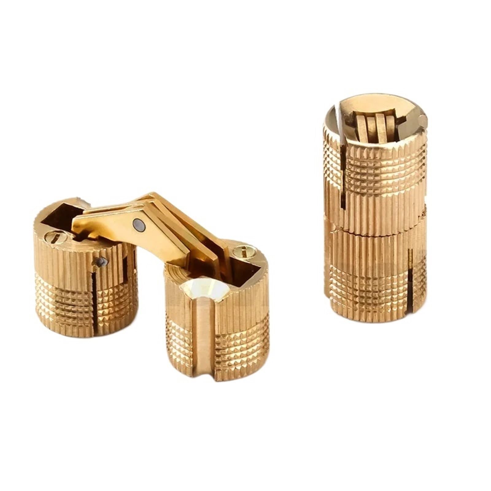 Ugzpwqlnx Onecolor Barrel Hinge, Barrel Hinges 8-16Mm Brass Concealed Cabinet Hinge(16Mm)