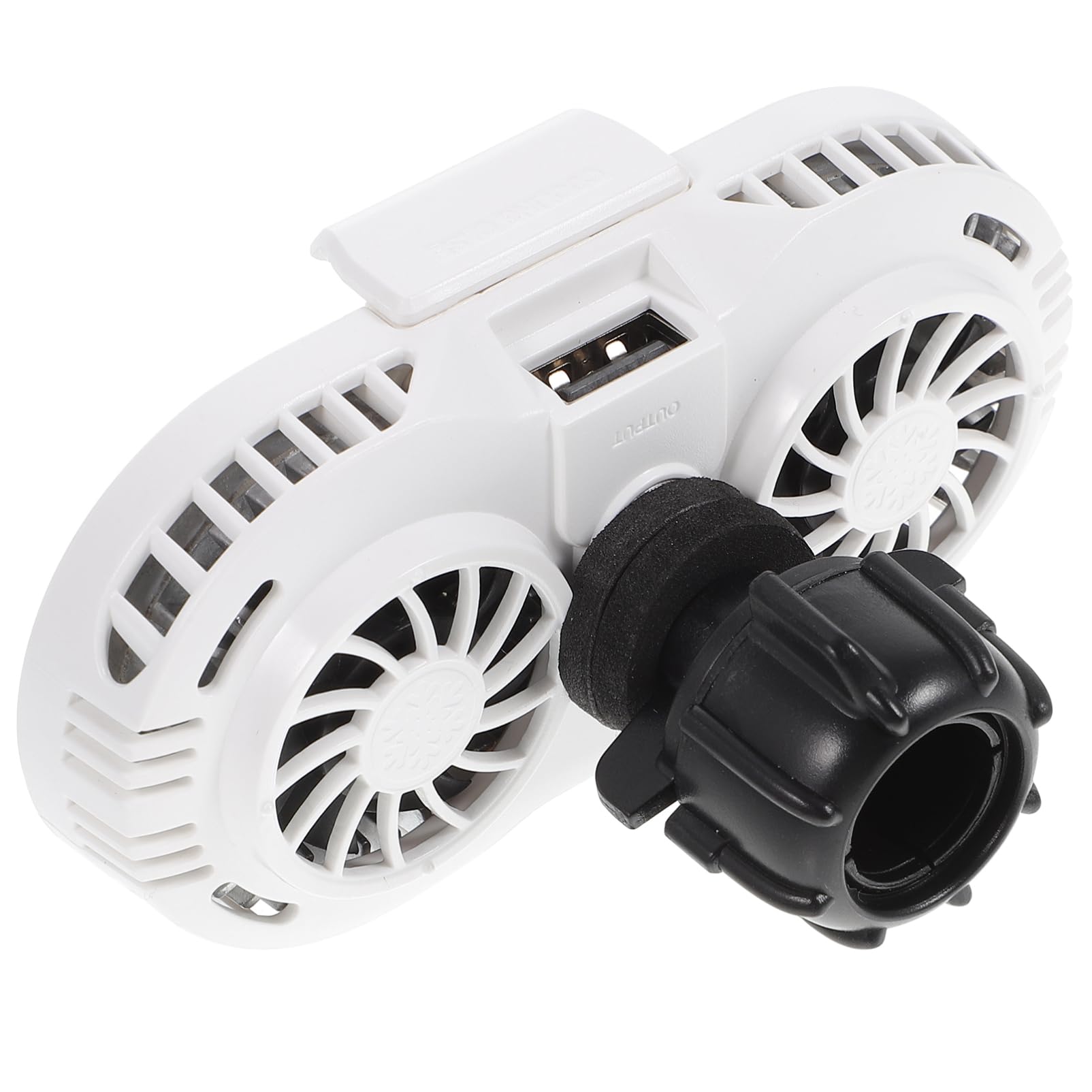 Ventilador de Teléfono Móvil Ultra Silencioso con Doble Ventilador y Enfriamiento Rápido Refrigerador de Semiconductores para Evitar el Sobrecalentamiento durante Streaming