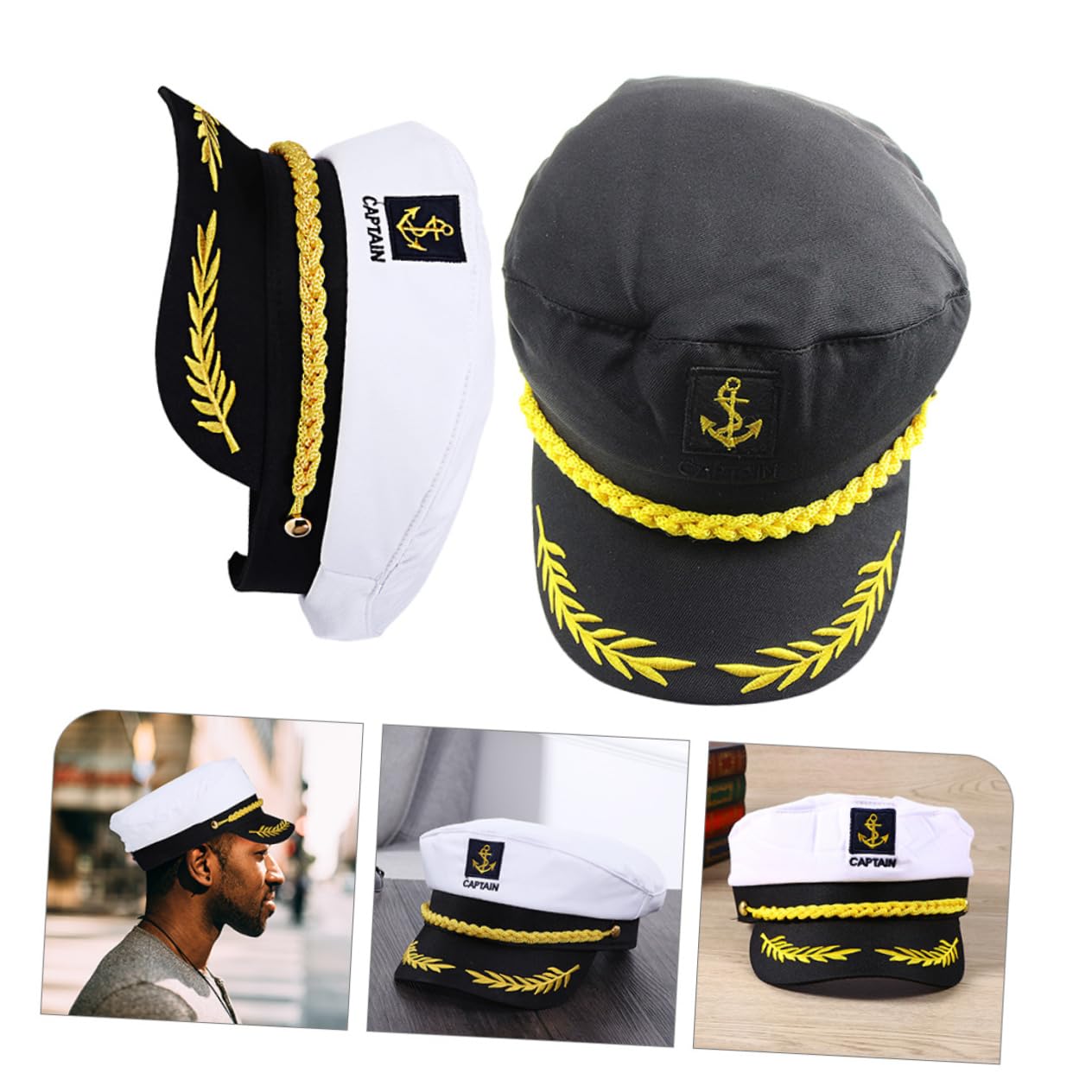 Ipetboom Marinaio Uomini Adulto Adulti Marino Cappello Sole Cappello Cappello Da Per Uomo Cappello Da Marinaio Da Donna Cotone Poliestere