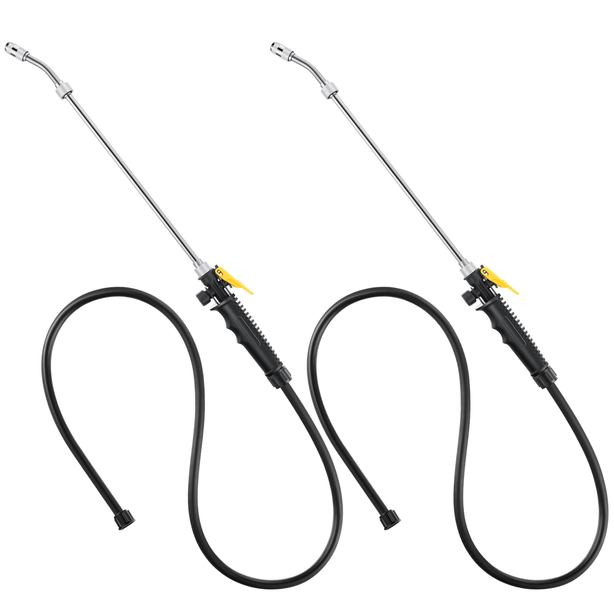 Photo 1 of Dunkive 2 Packs Replacement Sprayer Wands with Hoses Compatible with Ryobi, 24 Inch Spray Part with Adjustable Nozzle, Trigger Wand, Hose, Adjustable Universal Spray Wands Match 3/8'' Hose