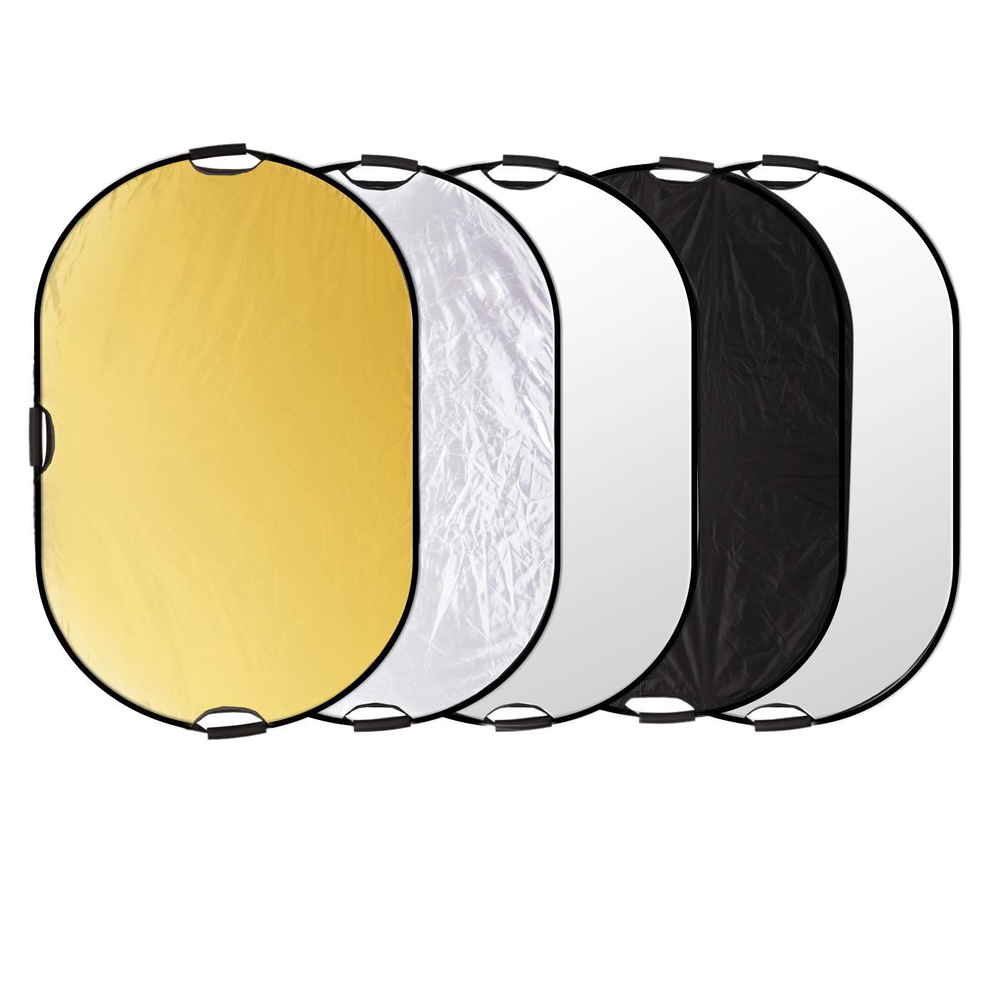 Selens 5 w 1 owalny reflektor 150x200cm, przenośny, składany, do fotografii, studia fotograficznego, oświetlenia i oświetlenia zewnętrznego