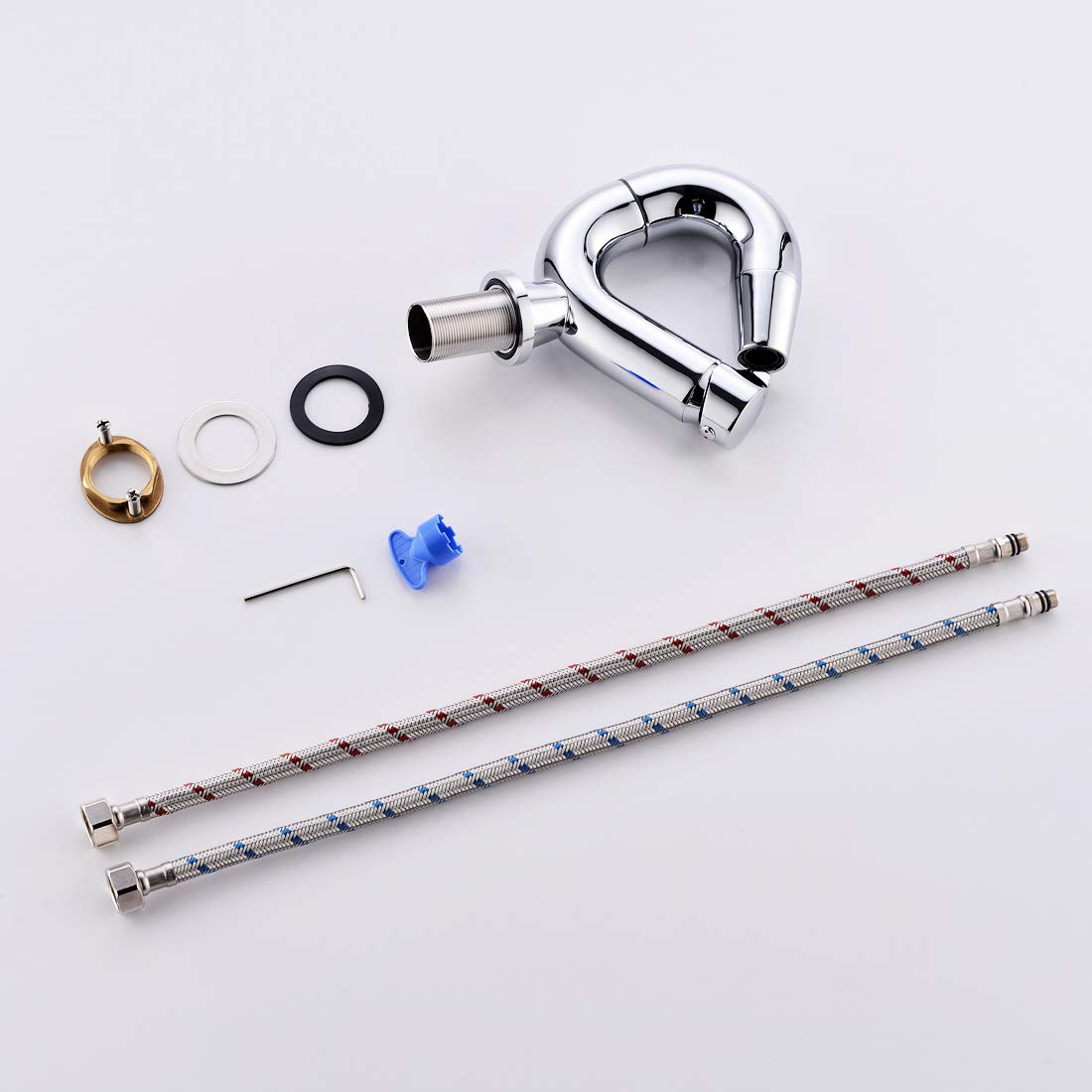 Aimadi grifo mezclador para lavabo monomando orientable giratorio baño Lavabo grifo lavabo baño cromo