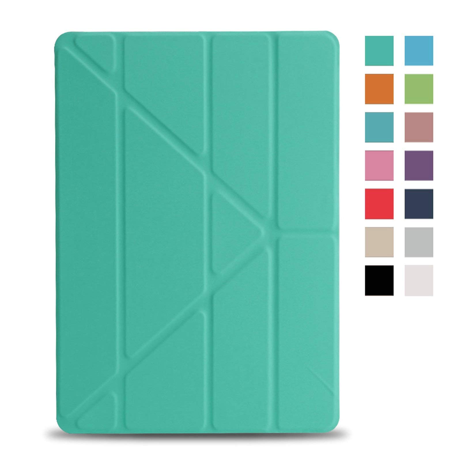 AmDxD iPad Case Protection Mint Green Ipad Case for iPad Air2 iPad Case with Screen Protector