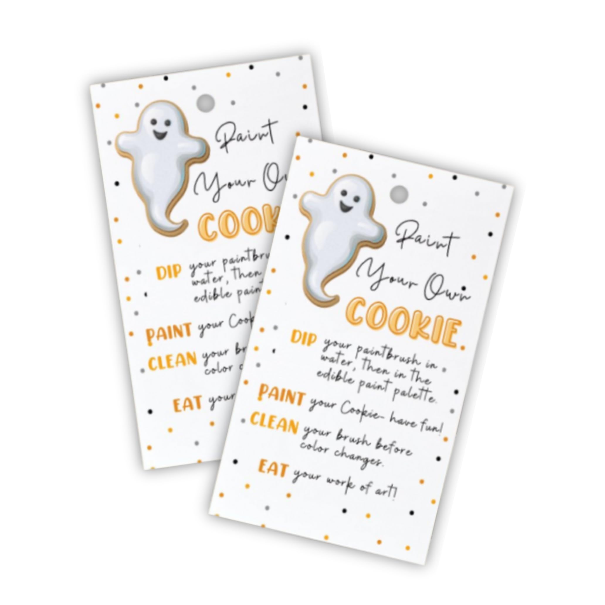 Palette PYO biscuit Halloween personnalisée pour animer vos ateliers créatifs en famille