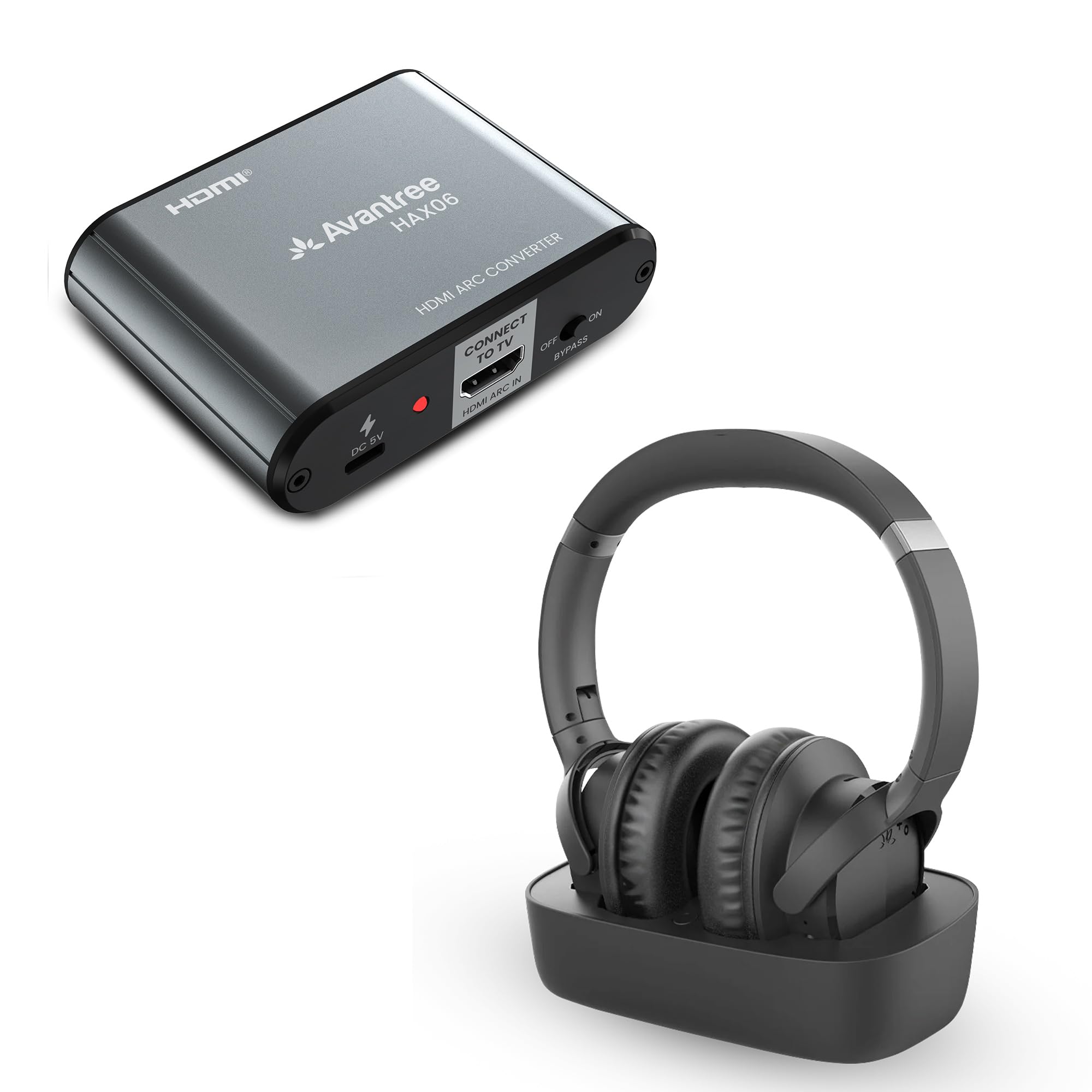 Amazon.com: Avantree Ensemble + HAX06 Bundle – TV Headphones for