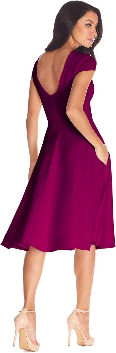 Dress The Population Women's Livia Midi High Dress