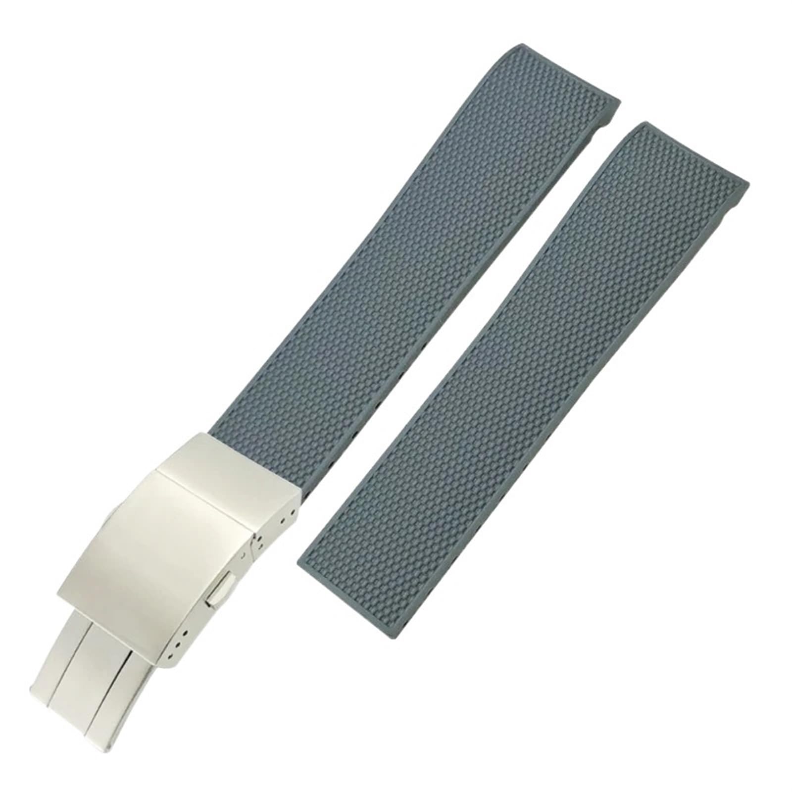 Correa de reloj de silicona de 21mm resistente al agua y sudor para HydroConquest L3 8