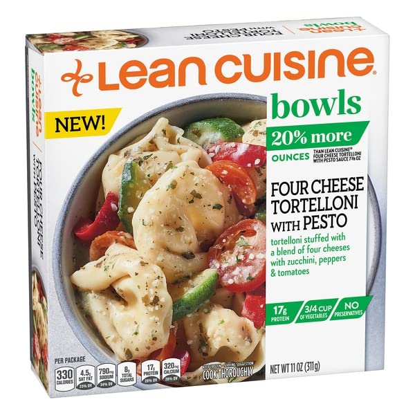 Lean Cuisine Bowls Four Cheese Tortelloni with Pesto Frozen Meal