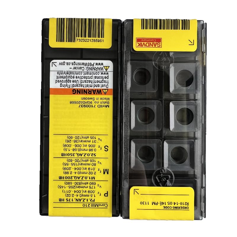 Lames en carbure R210-140514E-PM 1130 pour fraiseuse CNC et surfaçage de précision mécanique