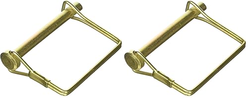 Buyers Products 66053 Pasador de bloqueo chapado en zinc amarillo, regular, 1 pasador de pargo, resistente a la corrosión y práctico cierre,