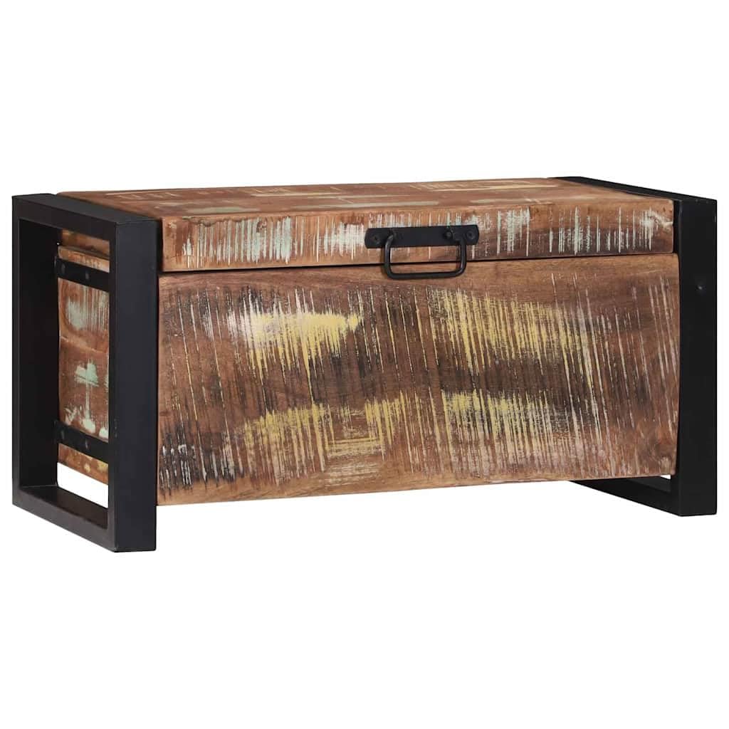 vidaXL Aufbewahrungs-Truhen Mehrfarbig 60 x 30 x 30 cm | Jede Menge Platz, um alles ordentlich zu halten, Rustikaler Charme, der jede Einrichtung aufpeppt,