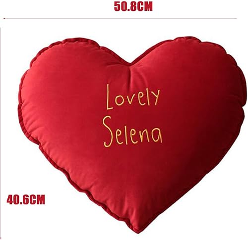 Miniatura 7 de HESBITEUL Fundas de cojín con diseño de amor, diseño de texto personalizado, fundas de cojín bordadas de larga duración, nombre personalizado para