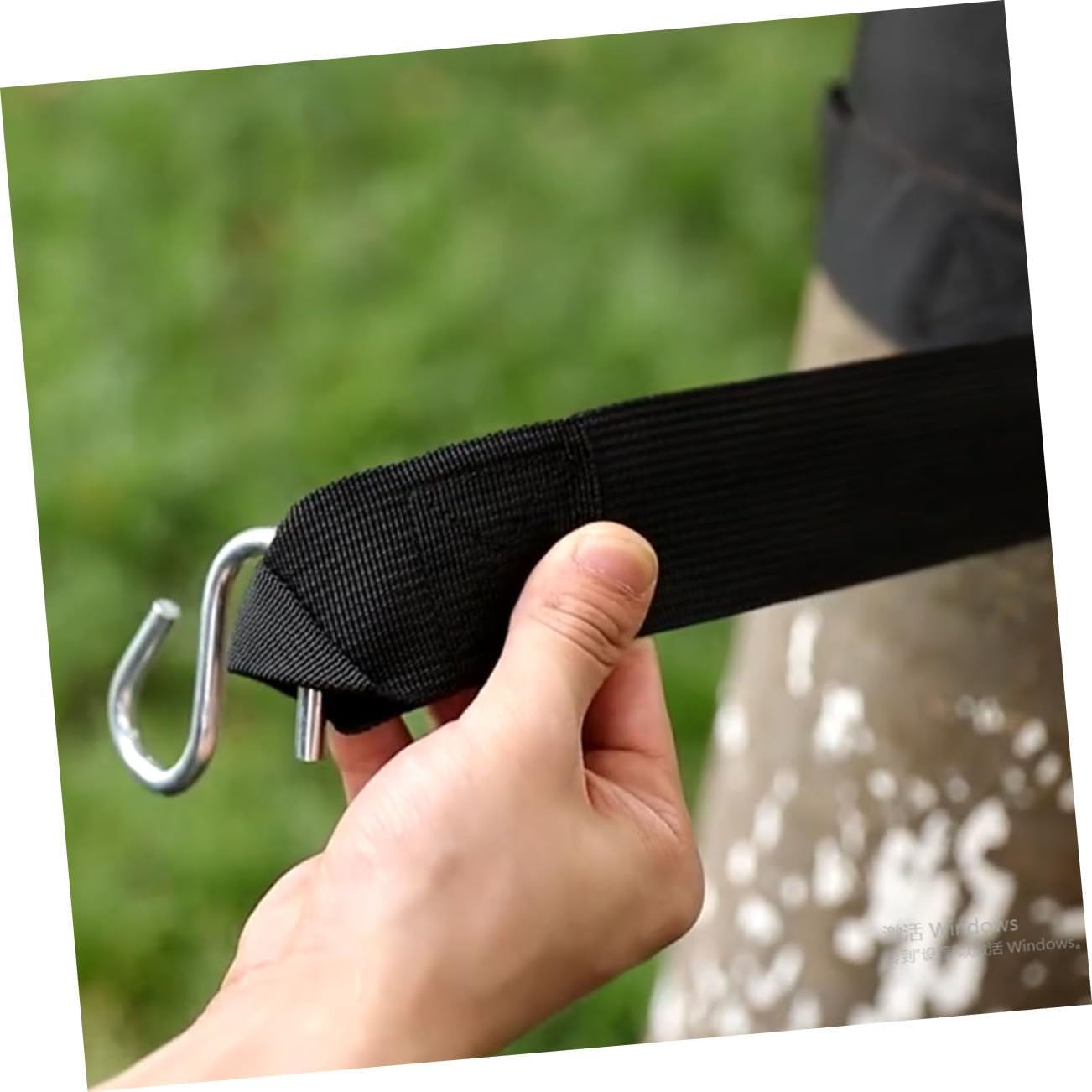 6pcs Hammock Ropes Swing Hanging Strap Kit Swing Lines for Outdoor Tree Straps for Hammock s Hooks for Camping Garden Patio