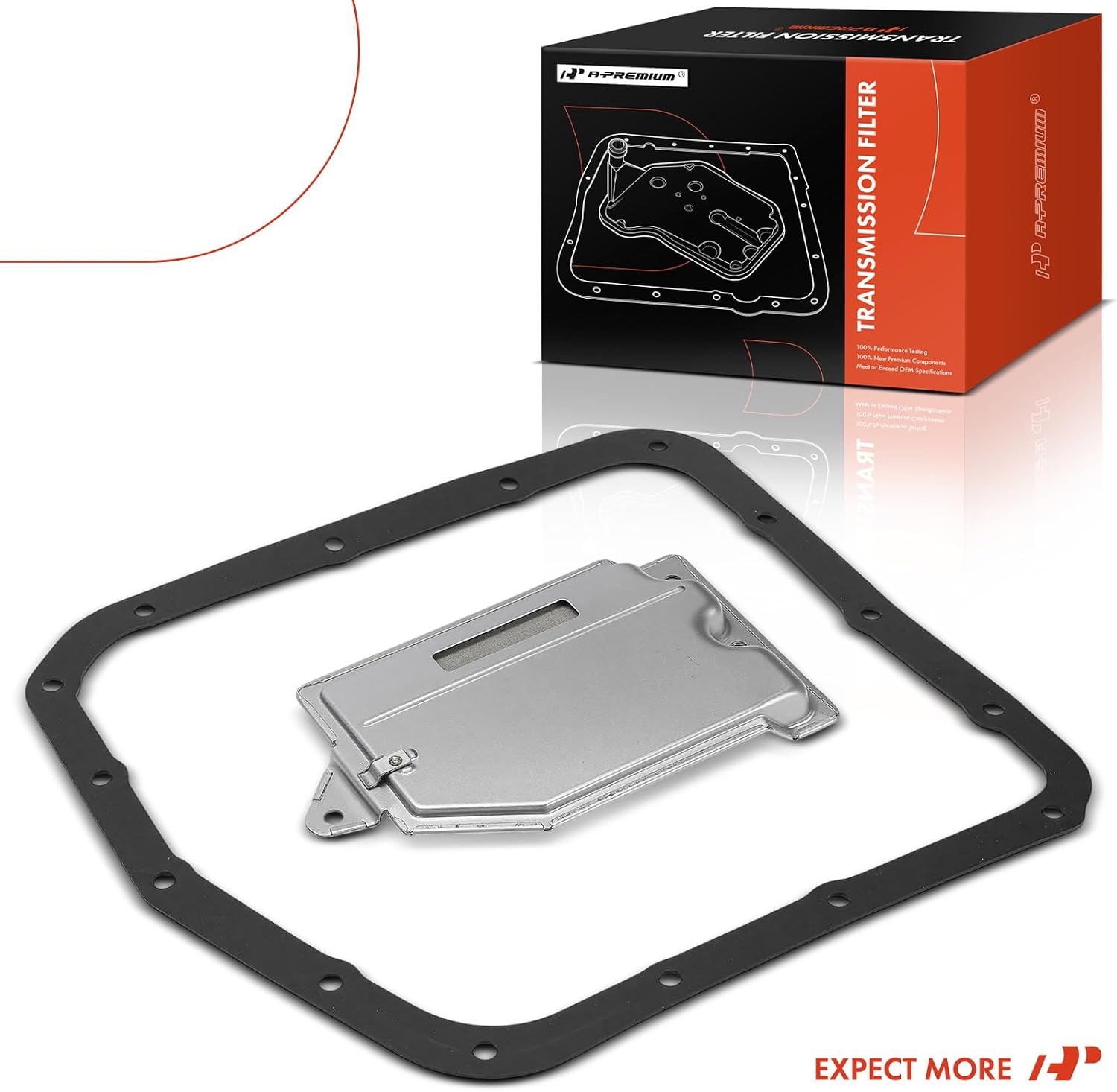 A-Premium Automatic Transmission Fluid Filter with Pan Gasket Compatible with Toyota Camry 1986-2001, Celica 1986-1989/1994-1999, Solara 1999-2001