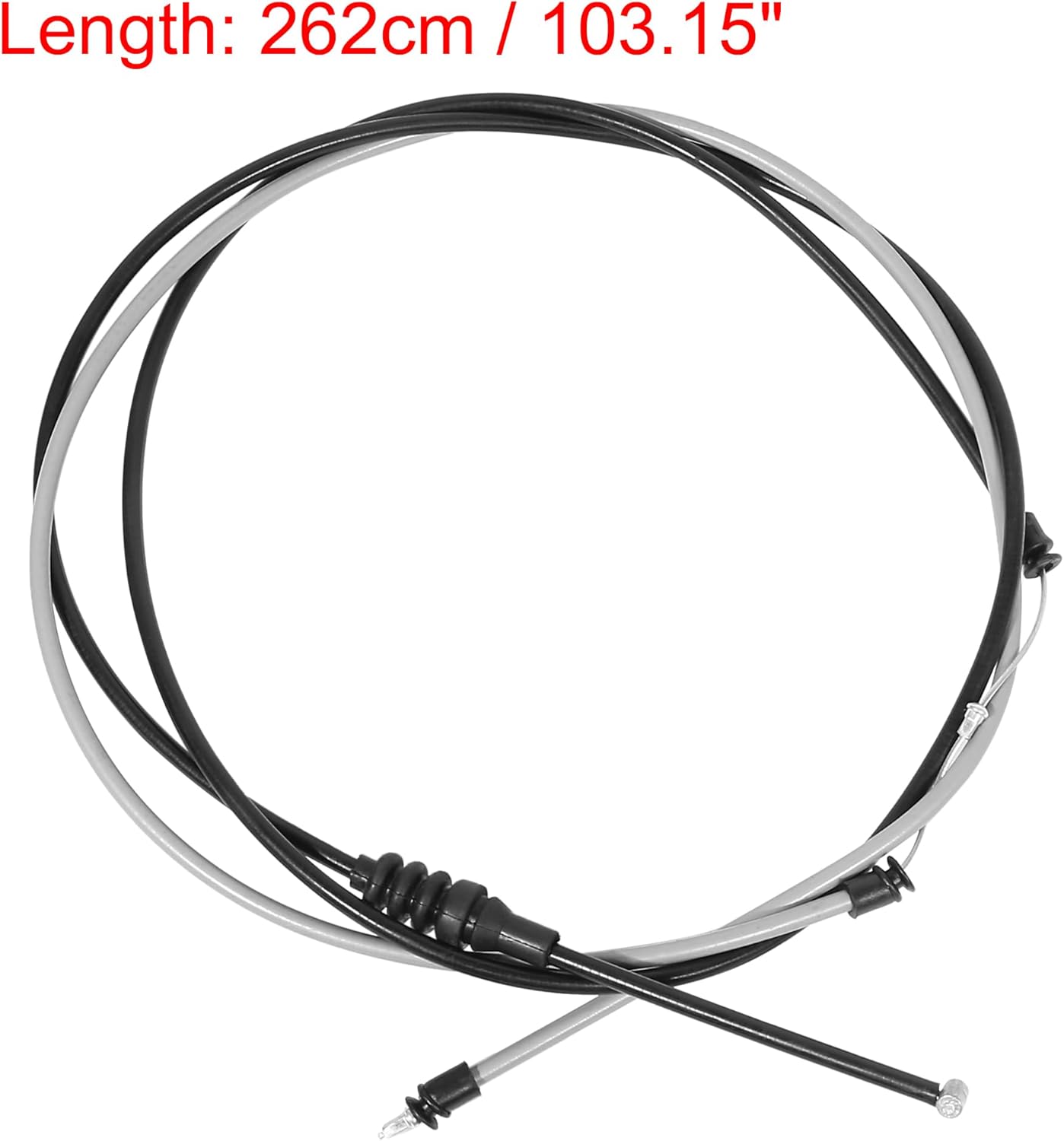 X AUTOHAUX Car Engine Center Hood Release Cable Wire for Mercedes for Benz W210 E320 E300d E430 E420 E55 2108800159