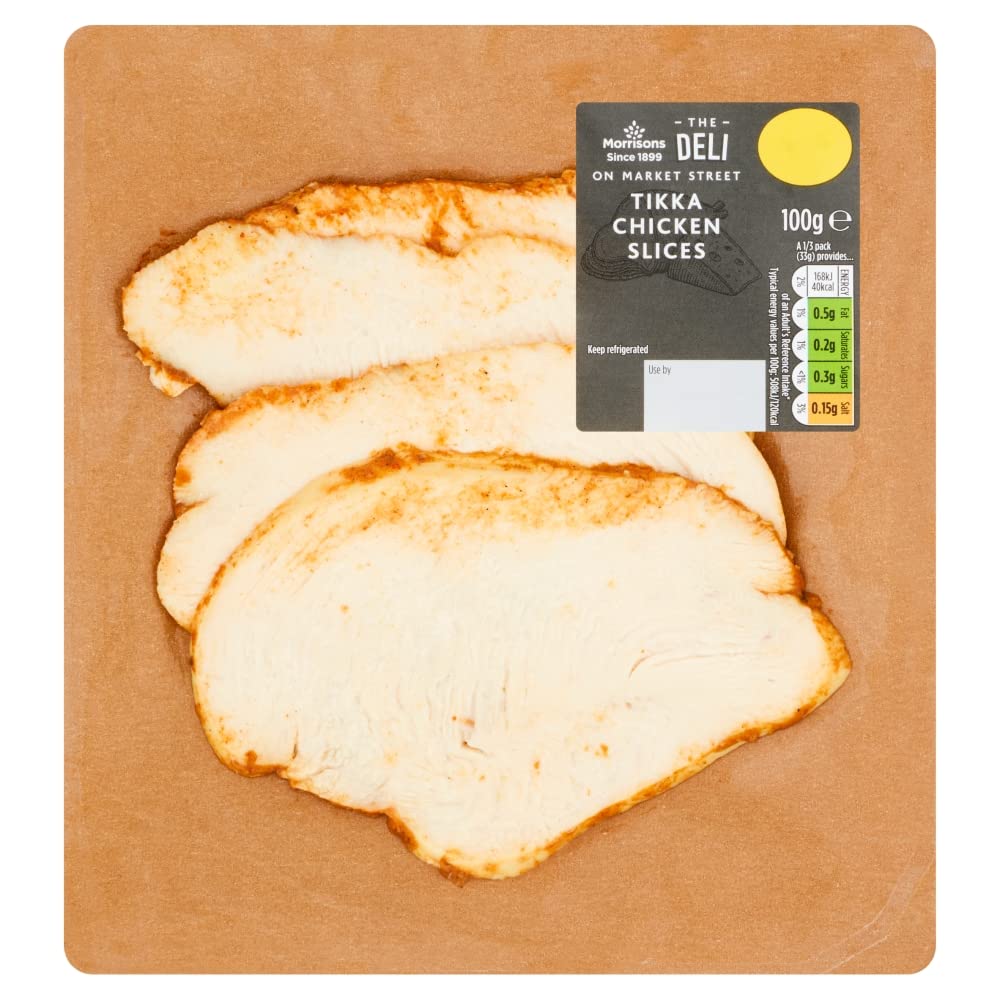 Morrisons The Deli On Market Street Tikka Chicken Slices 100g