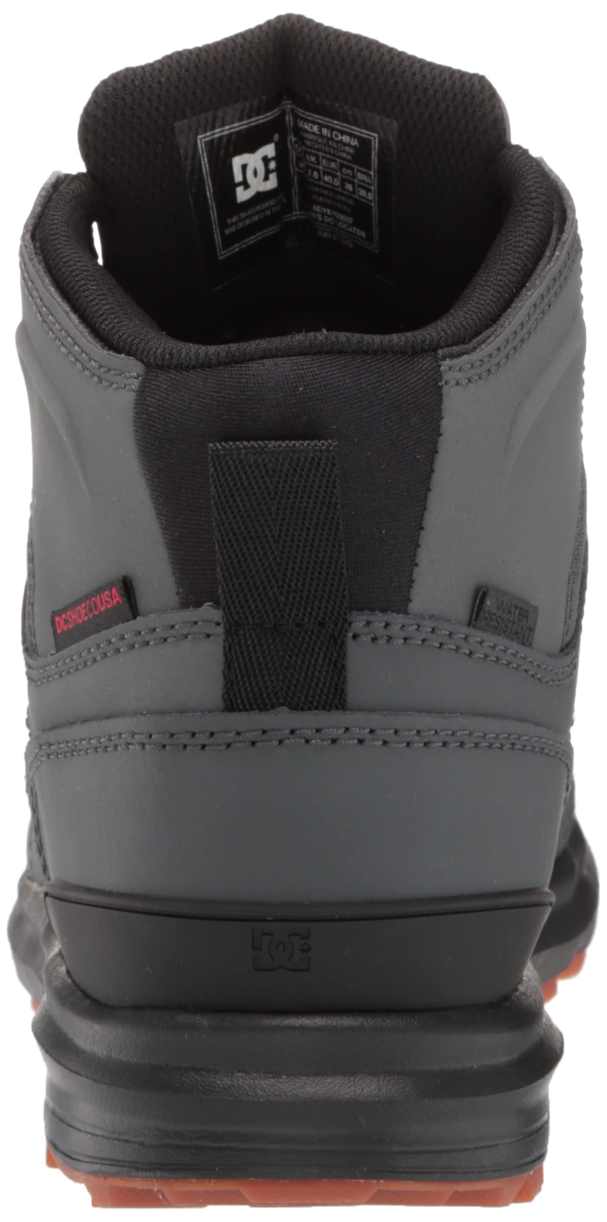 DC Men's Locater Snow Boot - Winter Skate Style Boot With Grippy Tread