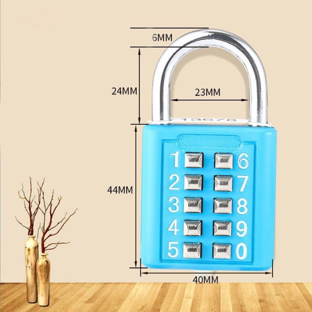 Lucchetto A Combinazione 10 Cifre - Sicuro E Senza Chiavi, Ideale Per Palestra! - Foto 6