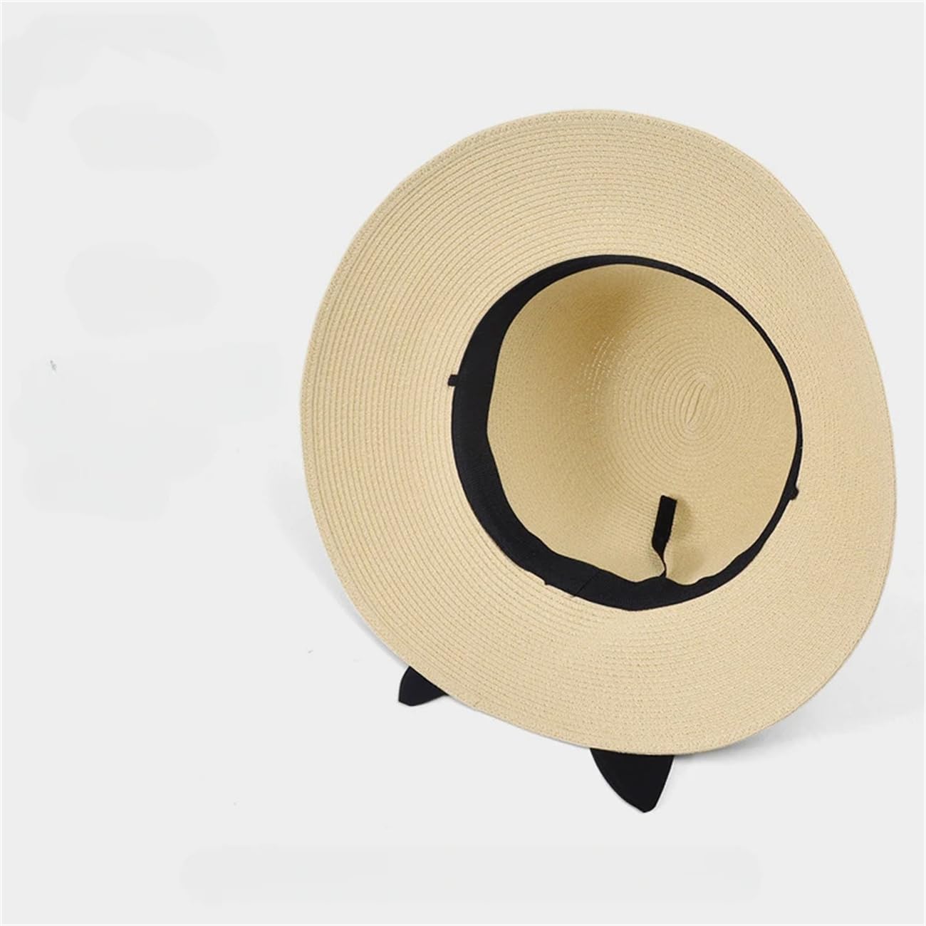 Cappello di paglia francese da donna, estivo, alla moda, da pescatore, da spiaggia, parasole pieghevole