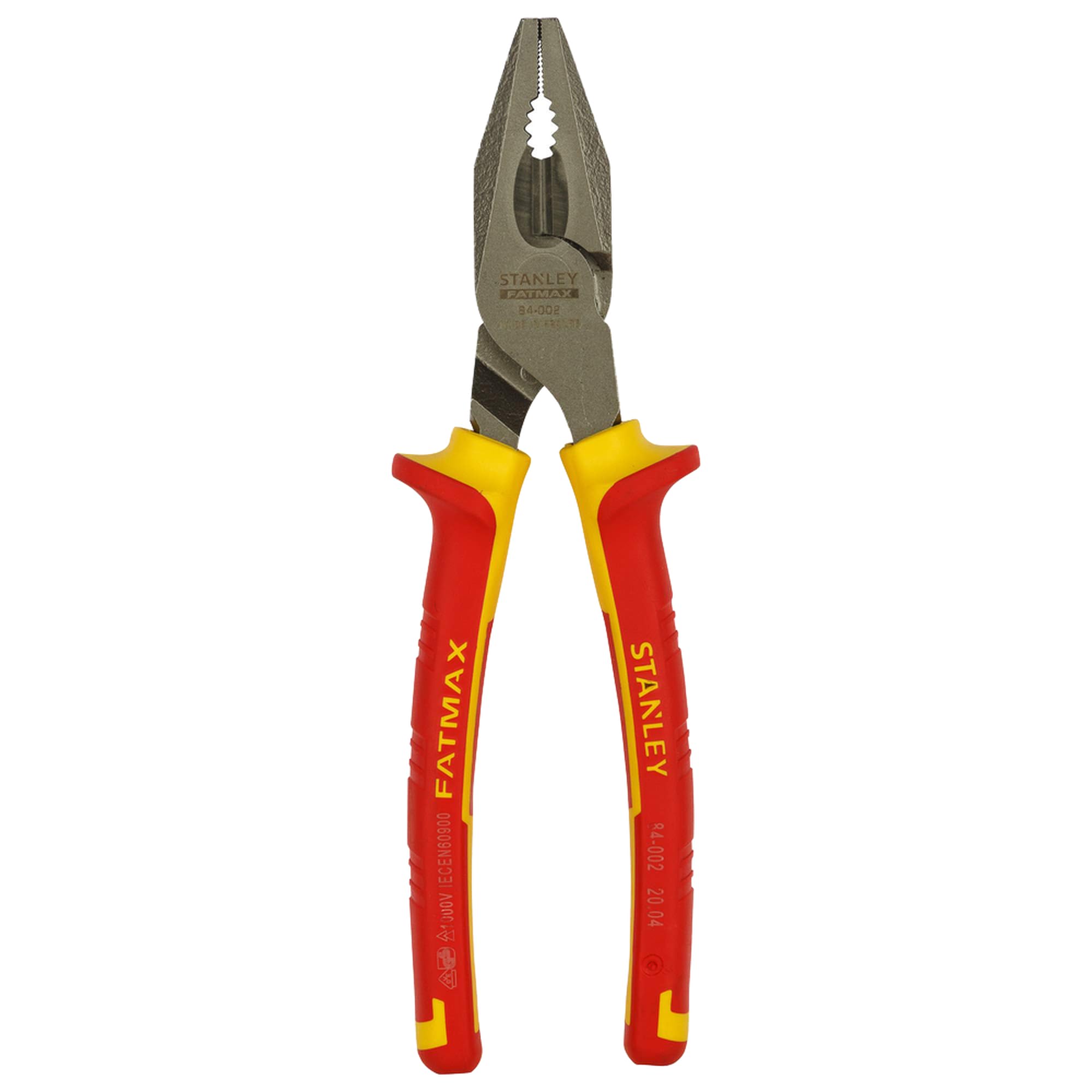 STANLEY FATMAX® 0-84-002 VDE Combination Pliers, 200mm (8"), Bimaterial Handle, Ideal For Repair Of Electric Vehicles, Gripping & Manoeuvring Wires, Red and Yellow (B0001IW838) Amazon Price History, Amazon Price Tracker
