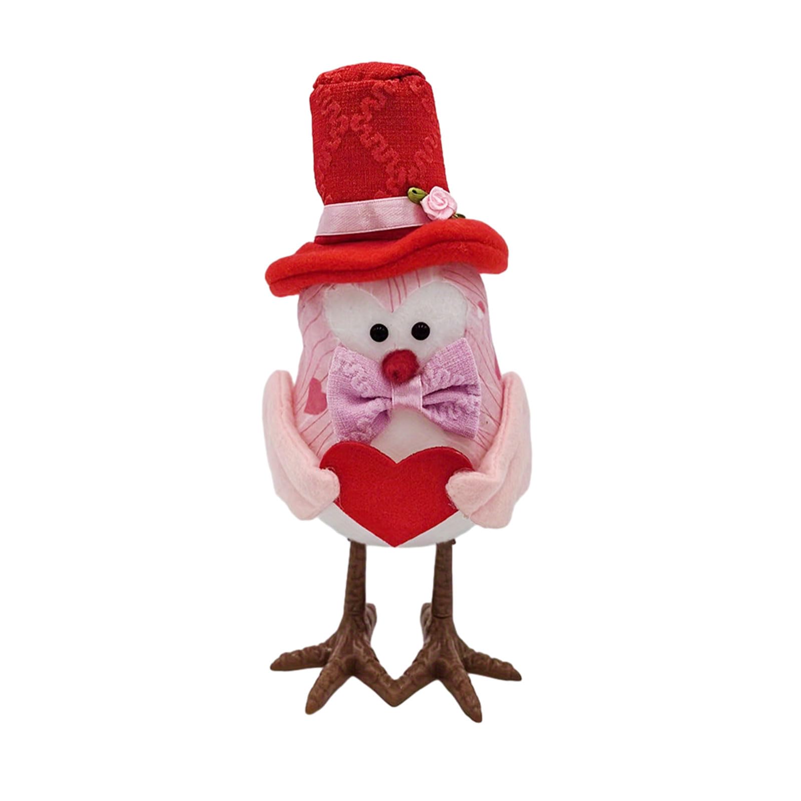 Elnwnnkc Day Decorations Bird Ornament Figures Tiered Tray for Party Table Home Mantel Decorations Table