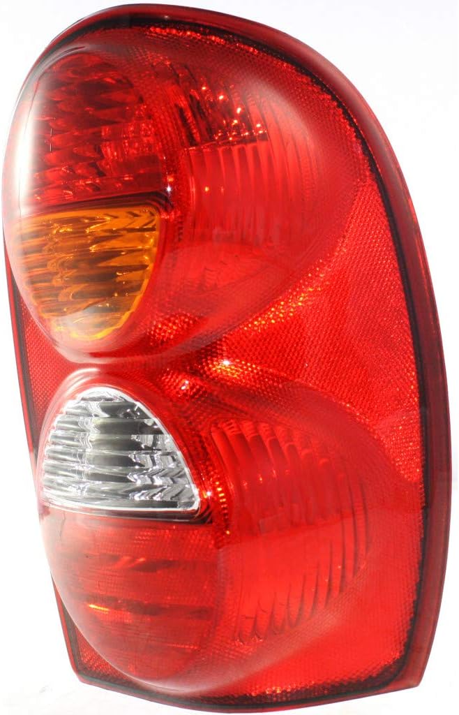 CarLights360 For Jeep Liberty Tail Light 2002 2003 2004 Passenger Side Rear w/Amber Turn Lens CH2801149