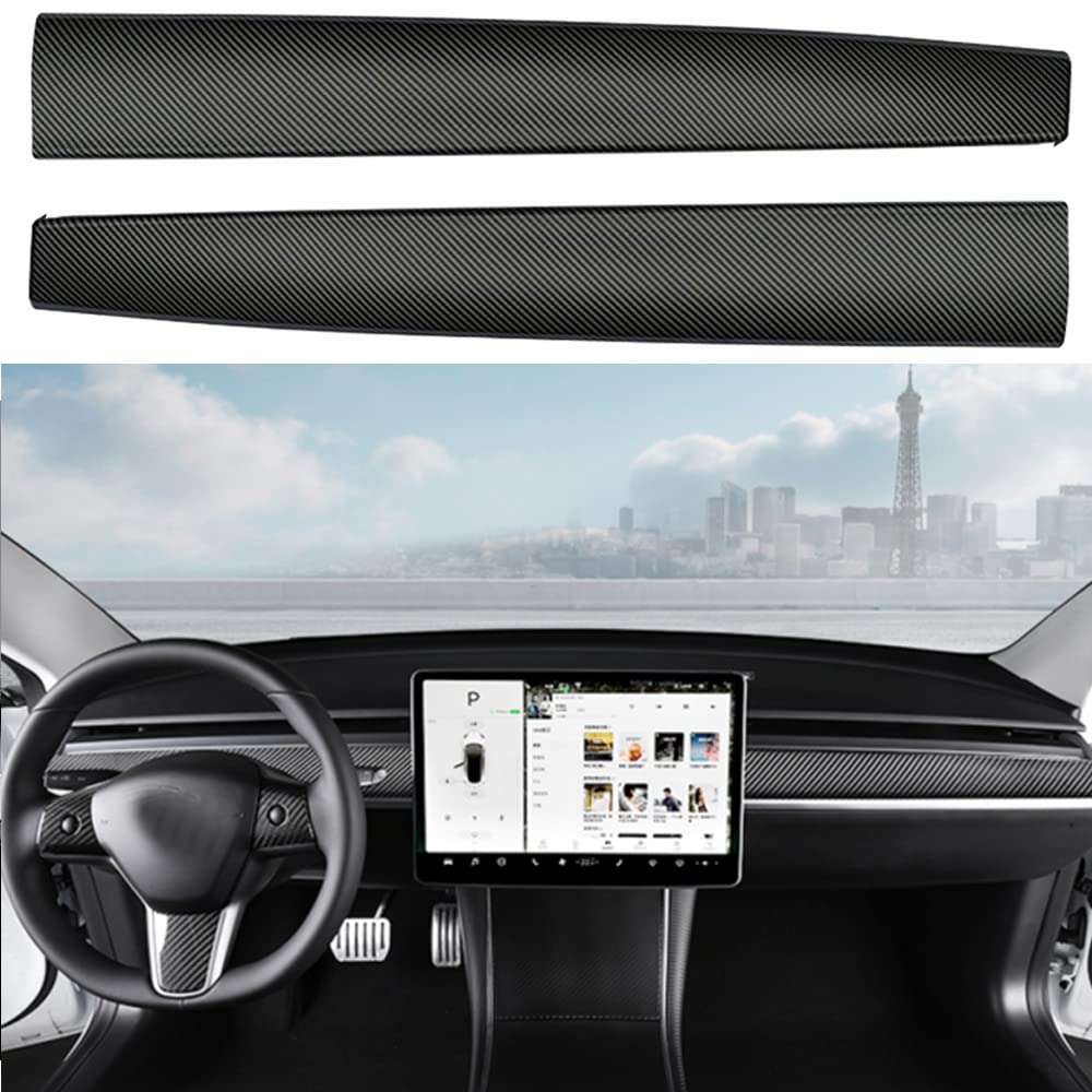 Buy Magikey Tesla Model Y Model 3 Dashboard Cover ABS Dashboard Wrap