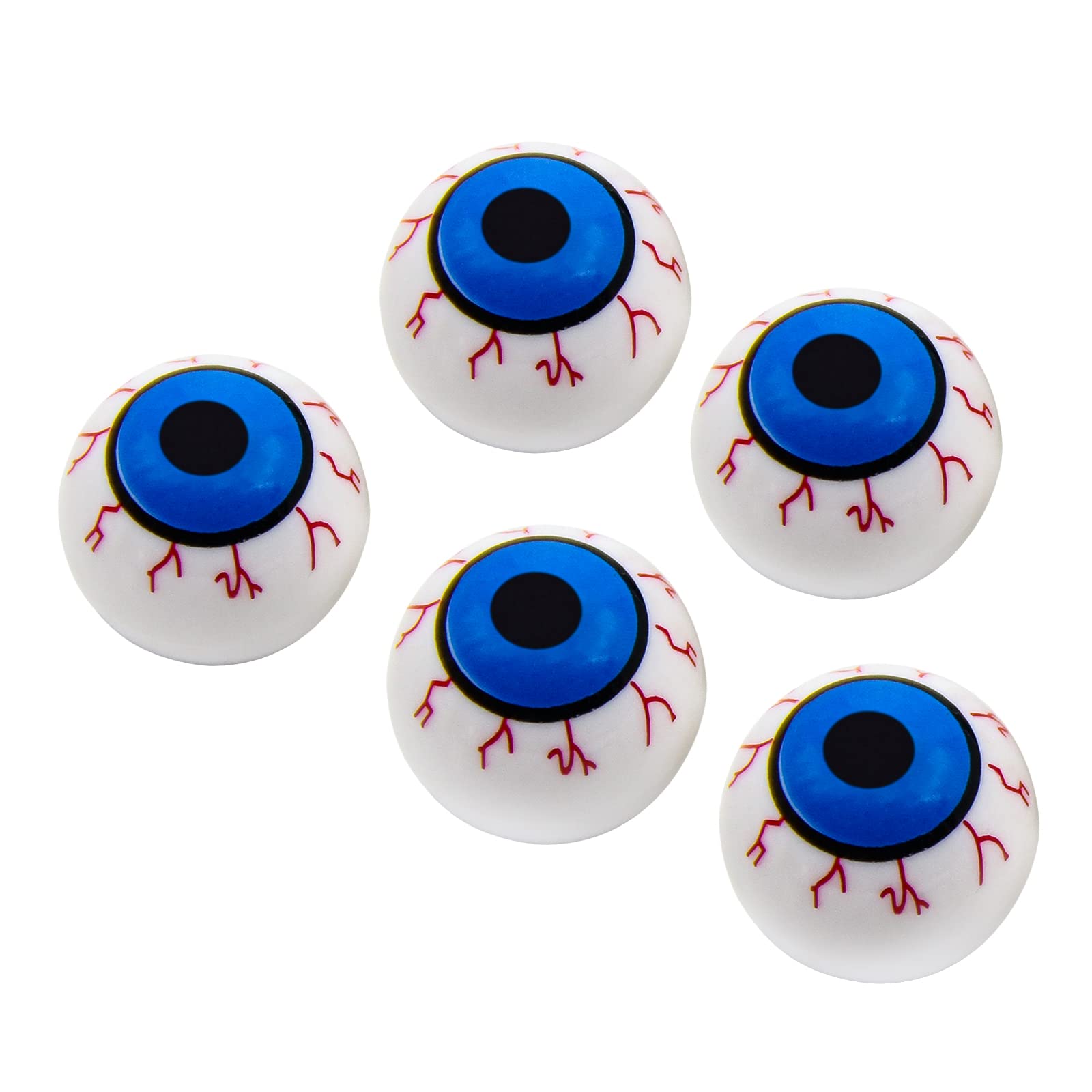 RonFin Eyeball Shape Tire Valve Cover,5 Pack Funny Universal Valve Stem Caps for Prank-Gag Fits for Cars, Trucks, SUVs, Auto, Bikes, Motorcycles,Trucks