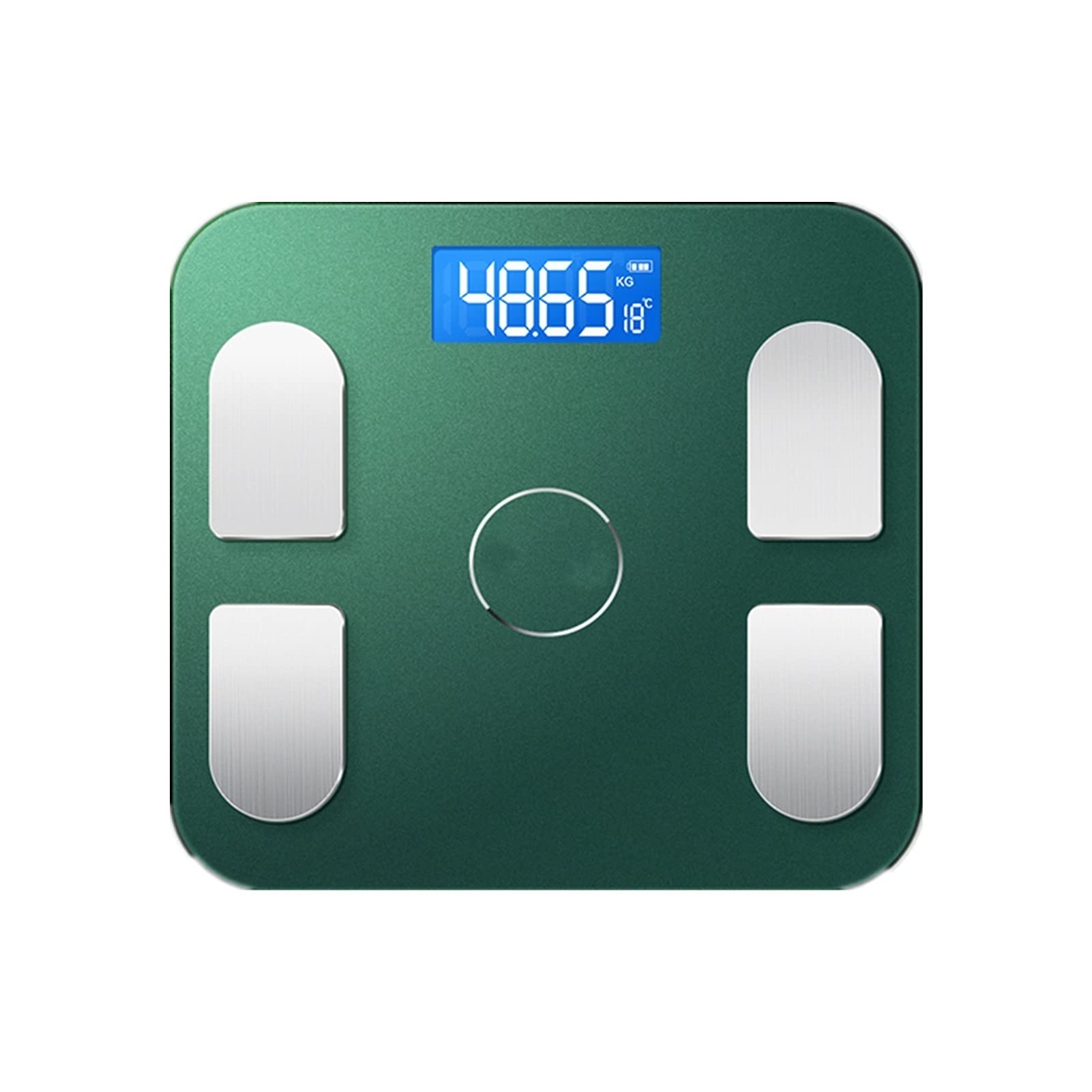 Electronic scale, intelligent body fat scale electronic weighing weight charging home precision body weighing small health test fat (Color : A)-image-17