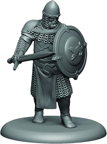 Miniatura 7 de CMON Juego de miniaturas de mesa de una canción de hielo y fuego, caja de unidades de espadas juradas Stark - Promesa de lealtad a House Stark!