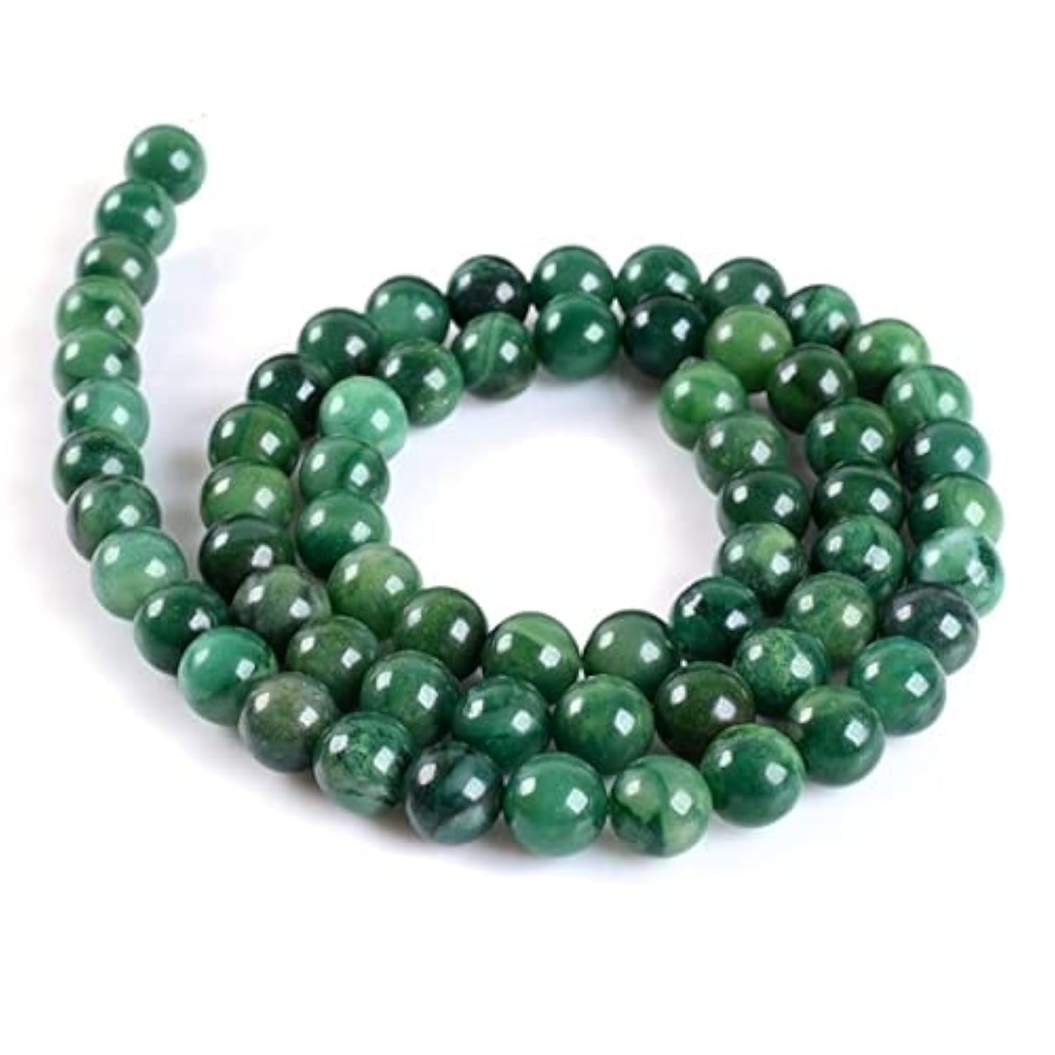 Jade africain perles de 6mm pour créer vos bijoux bohèmes chic LKBEADS
