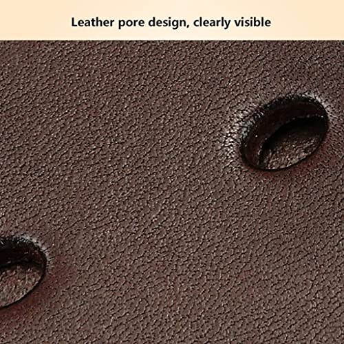 OLOTU Brown Men's Leather Belt 1.5'' Stainless Steel Pin Buckle Reversible Belt Men's Casual Jeans Work Dress Belt2