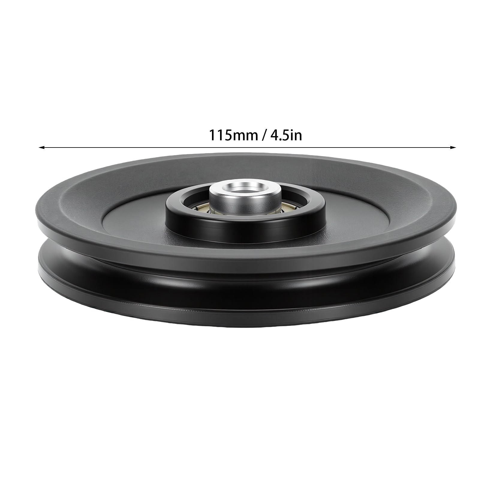 Polea para Máquina de Cable, Rueda de Nailon de 115 Mm,