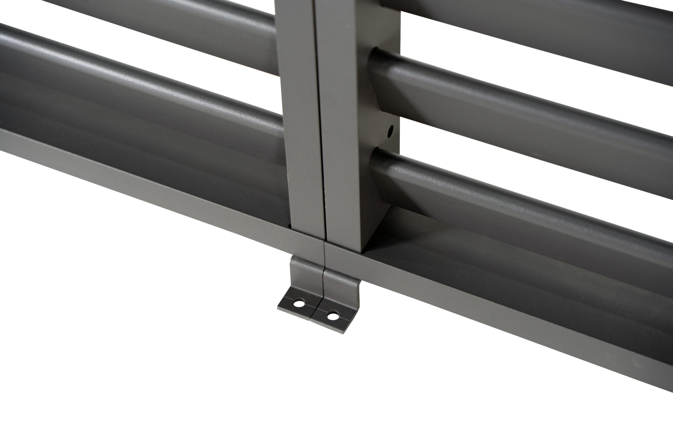 MIRADOR Feste Lamellenwand 0,93 m Aluminium Anthrazit für 80/88 Pergola