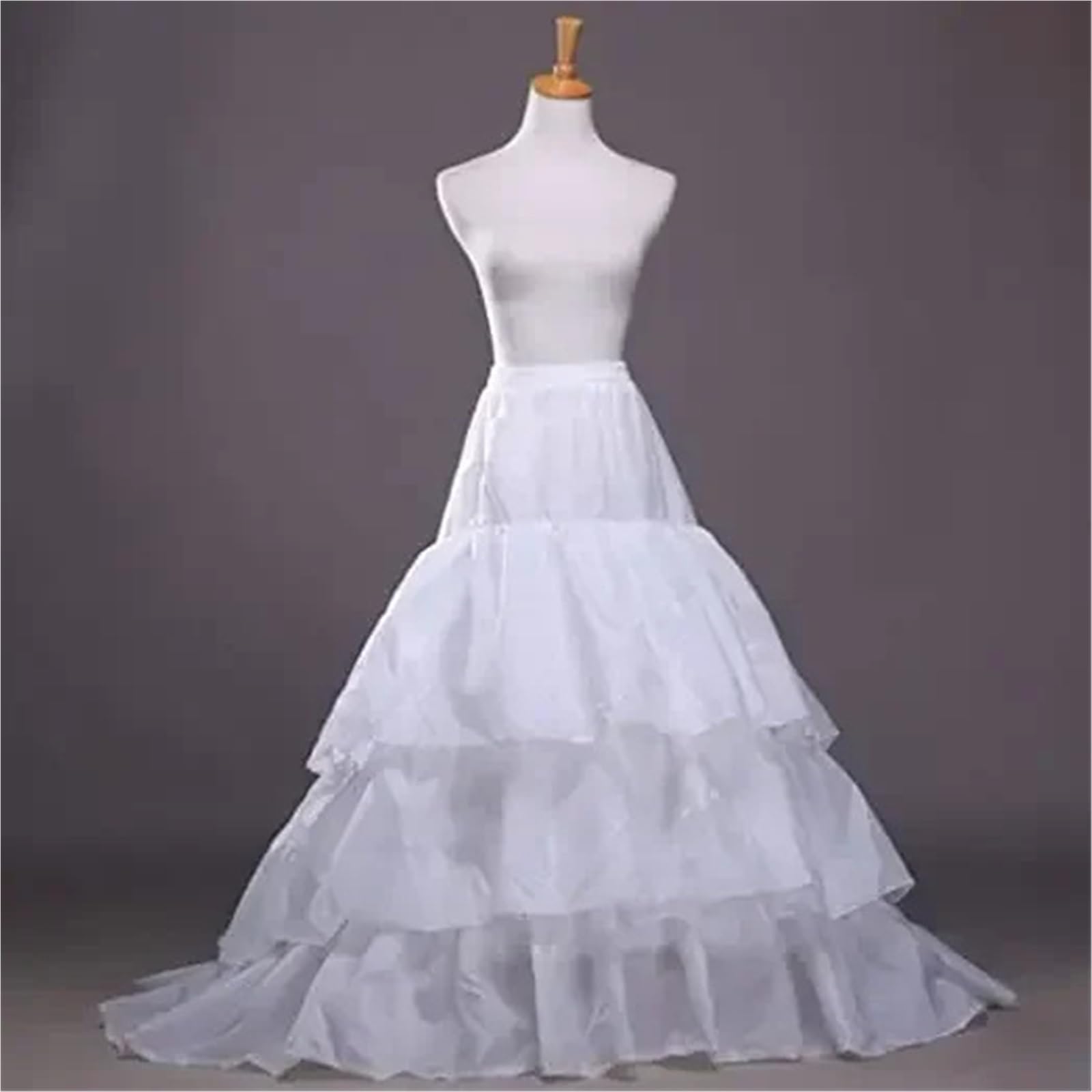 Damen Trompetenunterrock Frauen Trompete Meerjungfrau Fischschwanz Petticoat Krinoline Unterrock Slips Bodenlangen for Hochzeit Kleid Ballkleid
